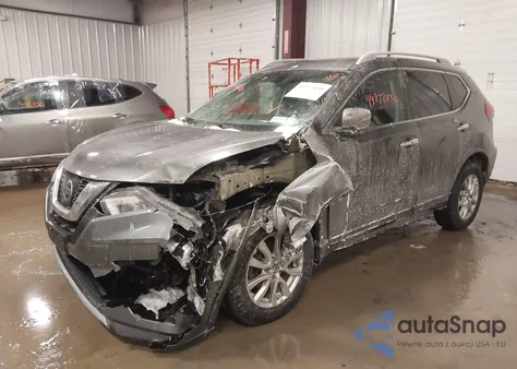 2017 Nissan Rogue Sv z USA, uszkodzony, nr VIN 5N1AT2MV5HC877585